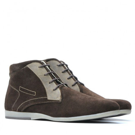 Herrenstiefel 474 Kaffee Velour