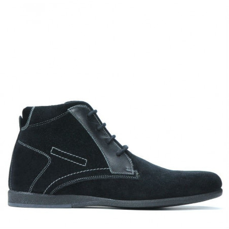 Herrenstiefel 474 schwarz Velours