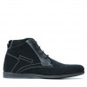 Herrenstiefel 474 schwarz Velours