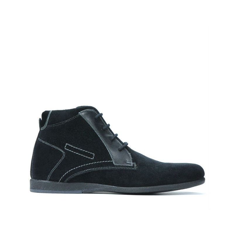Herrenstiefel 474 schwarz Velours