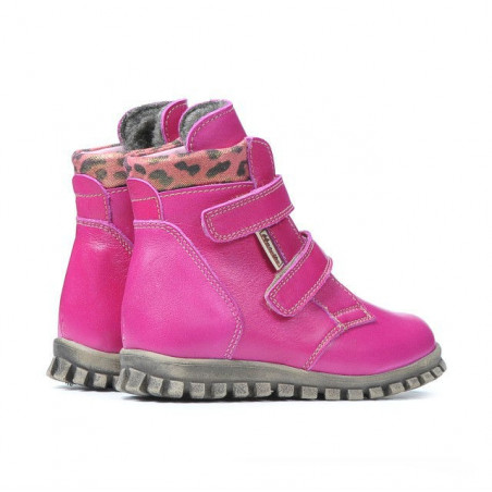 Kleine Kinderschuhe 32c rosa+Tigerstreifen