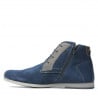 Herrenschuhe 474 indigo Veloursleder