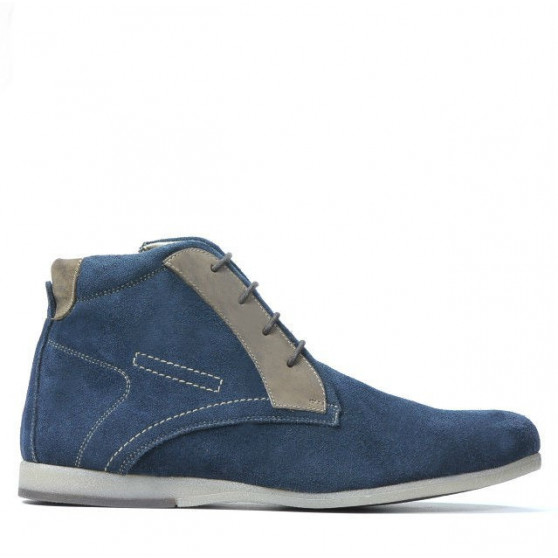 Herrenschuhe 474 indigo Veloursleder Herrenschuhe 474 indigo Veloursleder
