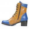 Damenstiefel 3279 Indigo+Braun