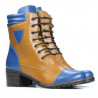 Damenstiefel 3279 Indigo+Braun