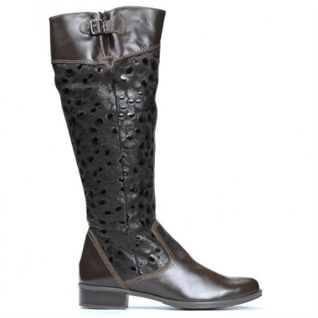 Damenstiefel 233 Kaffee Balon