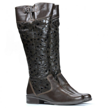 Damenstiefel 233 Kaffee Balon
