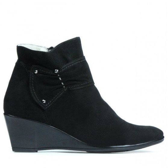 Damenstiefel 242 schwarz Veloursleder Damenstiefel 242 schwarz Veloursleder