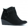 Damenstiefel 242 schwarz Veloursleder