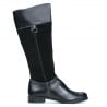 Damenstiefel 3232 schwarz kombiniert