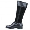 Damenstiefel 3232 schwarz kombiniert