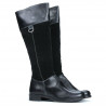 Damenstiefel 3232 schwarz kombiniert