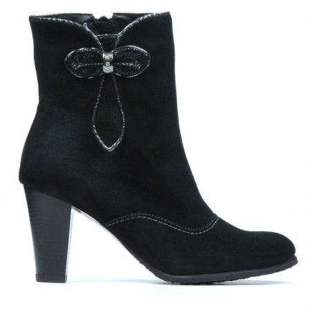 Damenstiefeletten 1136 schwarz Antilope