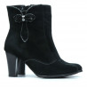 Damenstiefeletten 1136 schwarz Antilope