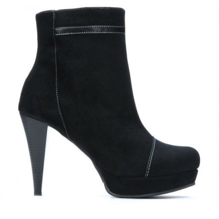 Damenstiefeletten 1130 schwarz Antilope