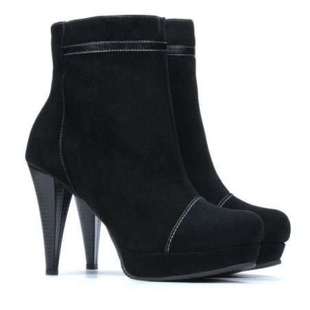 Damenstiefeletten 1130 schwarz Antilope