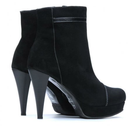 Damenstiefeletten 1130 schwarz Antilope