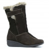 Damenstiefel 3246 Kaffeefarben Velours