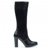 Damenstiefel 1163 schwarz