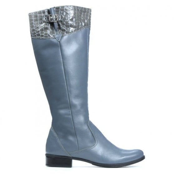 Damenstiefel 233 grau Ballon