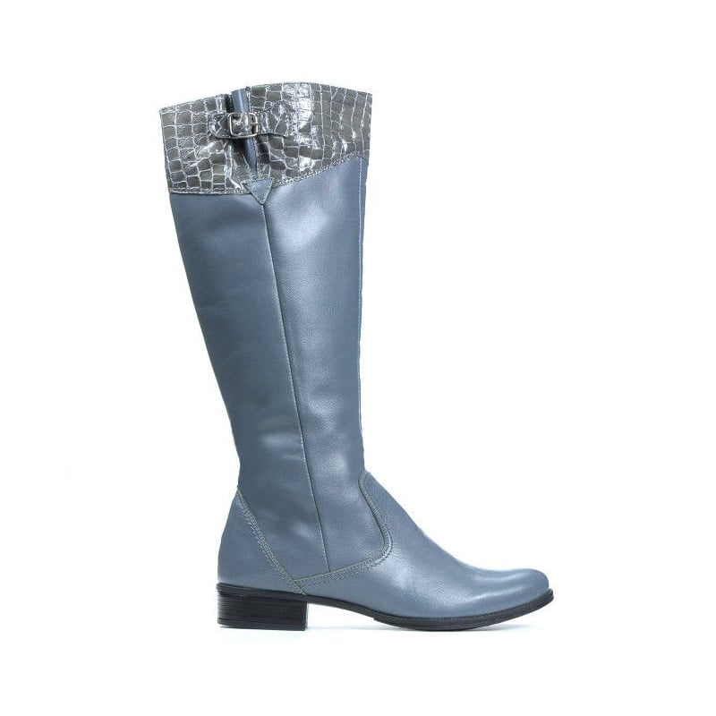 Damenstiefel 233 grau Ballon
