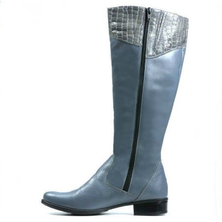 Damenstiefel 233 grau Ballon