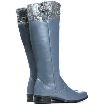 Damenstiefel 233 grau Ballon