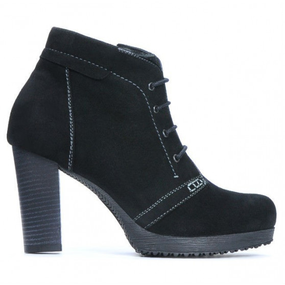 Damenstiefeletten 1137 Schwarz Antilope Damenstiefeletten 1137 Schwarz Antilope