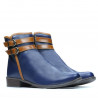 Damenstiefel 3262 indigo+braun