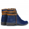 Damenstiefel 3262 indigo+braun