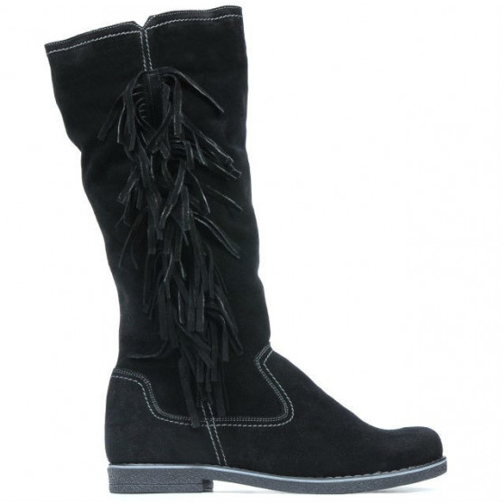 Damenstiefel 3243 schwarzes Velours Damenstiefel 3243 schwarzes Velours