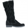 Damenstiefel 3243 schwarzes Velours