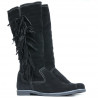 Damenstiefel 3243 schwarzes Velours