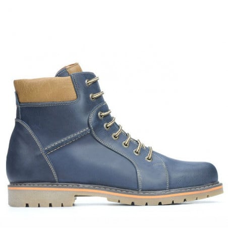 Herrenstiefel 489 Tuxon Indigo+Braun