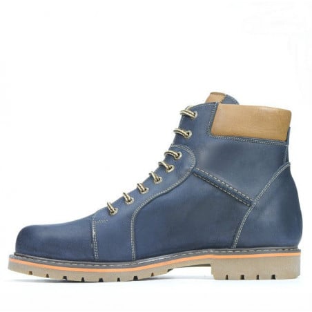 Herrenstiefel 489 Tuxon Indigo+Braun