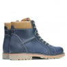 Herrenstiefel 489 Tuxon Indigo+Braun