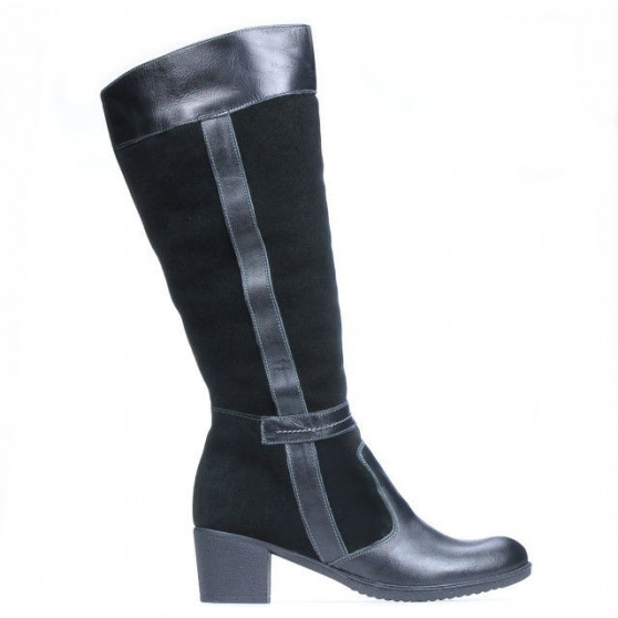Damenstiefel 3260 schwarz kombiniert Damenstiefel 3260 schwarz kombiniert