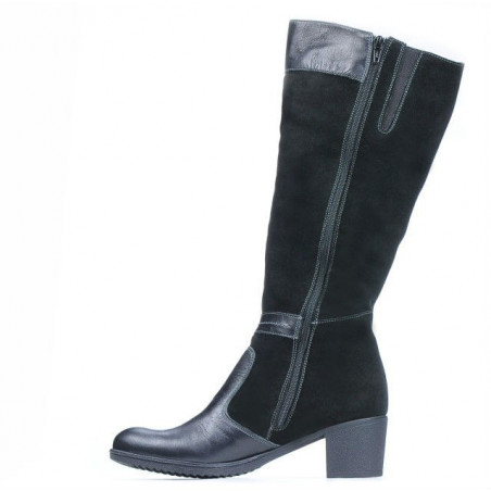 Damenstiefel 3260 schwarz kombiniert