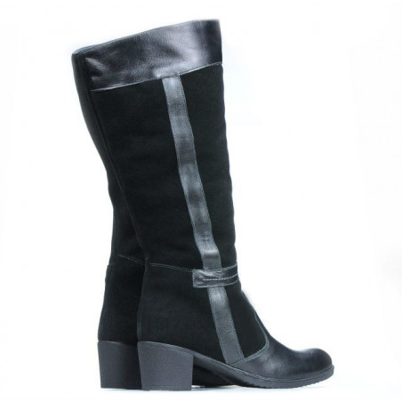 Damenstiefel 3260 schwarz kombiniert