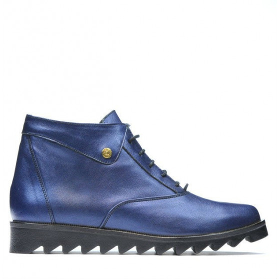 Damenstiefeletten 3301 in indigofarbenem Perlmutt Damenstiefeletten 3301 in indigofarbenem Perlmutt