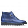 Damenstiefeletten 3301 in indigofarbenem Perlmutt