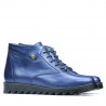 Damenstiefeletten 3301 in indigofarbenem Perlmutt