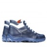 Jugendstiefel 436 Indigo+Weiß
