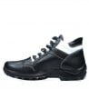 Jugendschuhe 436 schwarz+weiß