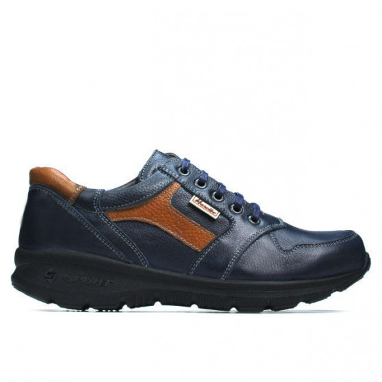 Jugendsportschuhe 397 Indigo+Braun