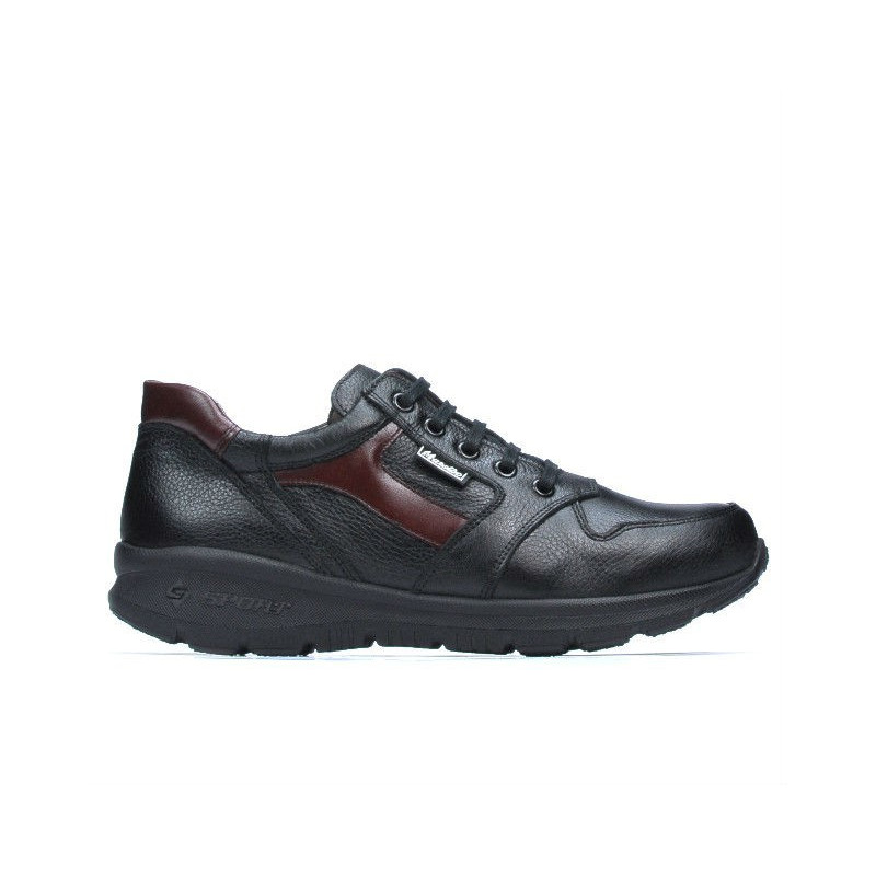 Jugendsportschuhe 397 schwarz+weinrot