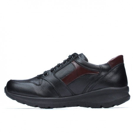 Jugendsportschuhe 397 schwarz+weinrot