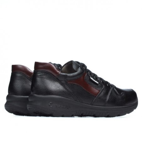 Jugendsportschuhe 397 schwarz+weinrot