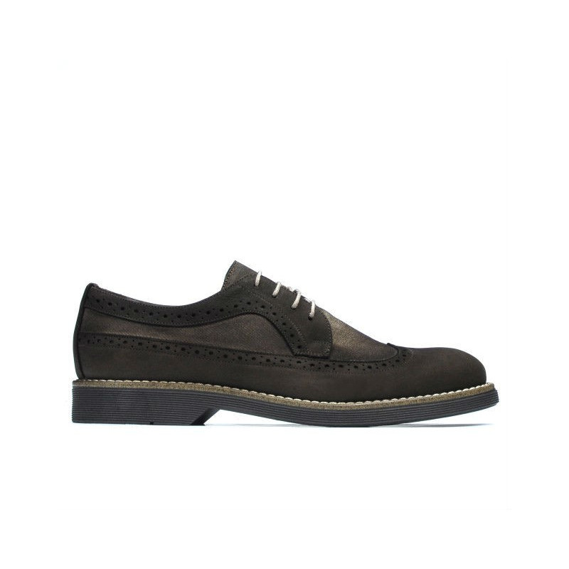 Herren Freizeitschuhe 829 kombiniertes braunes Bufo