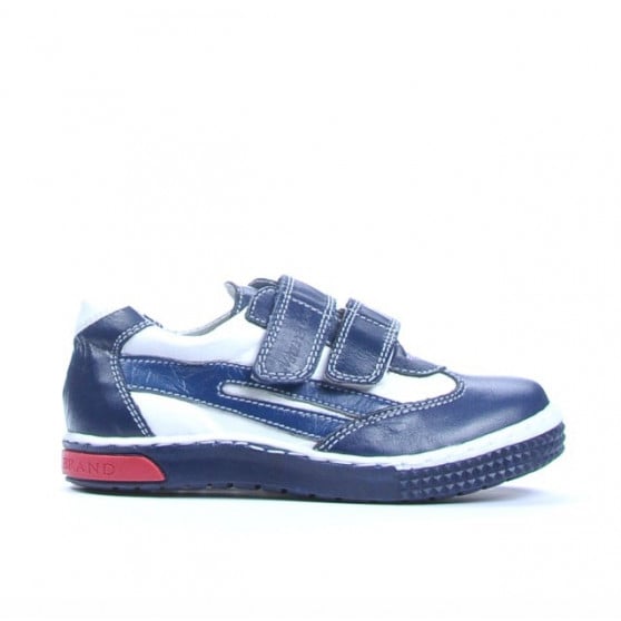 Kinderschuhe 16-1c indigo+weiß Kinderschuhe 16-1c indigo+weiß